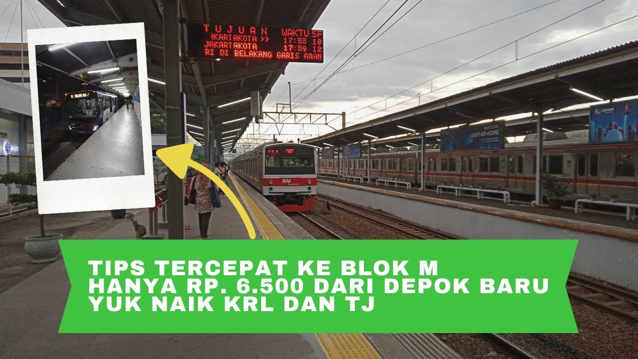 Tije, Commuter Route Tercepat dan Praktis dari Depok Baru ke Blok M