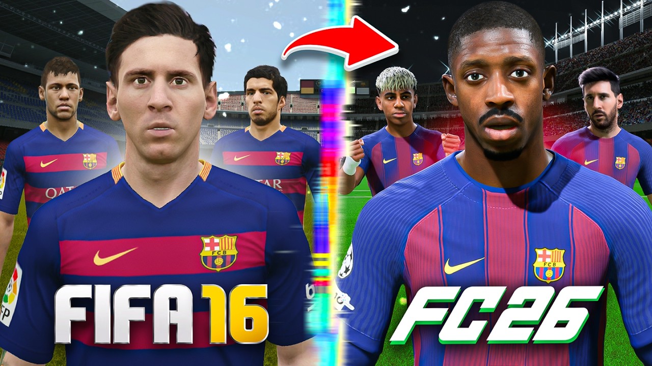 Я перестраиваю «Барселону» из FIFA 16 в FC 26!