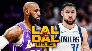 Los Angeles Lakers Vs Dallas Mavericks Full Game Highlights Feb 12, 2026 Freedawkins