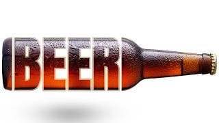 Animated Text Effect Adobe Express Beer Bottle 🍺 Animation Video Product Mockup Type Screen Blend 🎓🎥