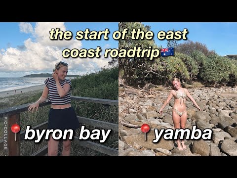 i'm in australia!! byron bay and yamba vlog (east coast roadtrip) | australia diaries 01