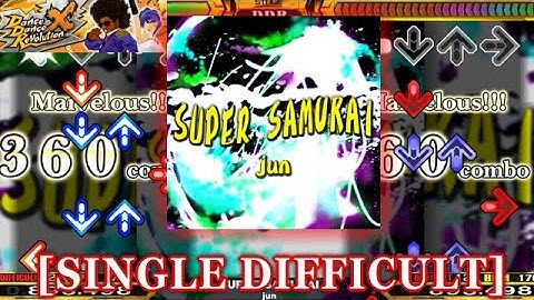 【DDR X】 SUPER SAMURAI [SINGLE DIFFICULT] 譜面確認＋クラップ