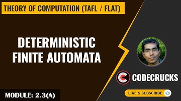 017 - Introduction to Deterministic Finite Automata | DFA | TOC by Mahesh Goyani | CodeCrucks