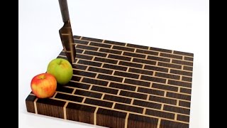 Build an End Grain Cutting Board - Brick Wall Pattern In this woodworking video from Woodmaster Tools, Paul Mayer walks you through all the steps to create a beautiful end grain cutting