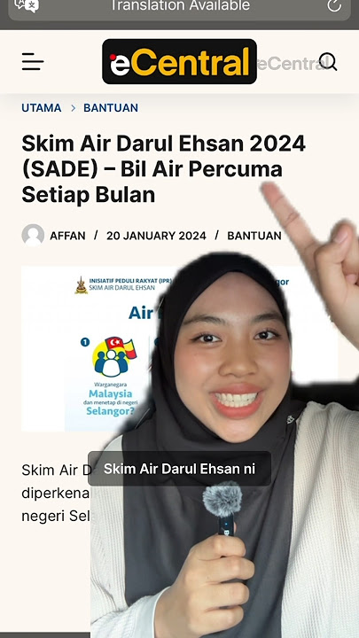 Download lagu Mohon Skim Air Darul Ehsan Dapat Bil Air PERCUMA! #airselangor