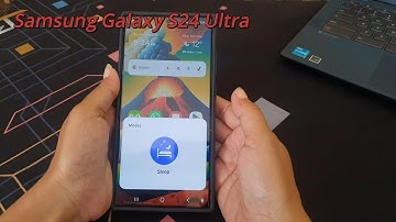 How to adjust wake-up alarm sound volume in the sleep mode on Samsung Galaxy S24 Ultra