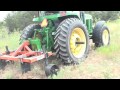 John Deere 7810 Root Plowing
