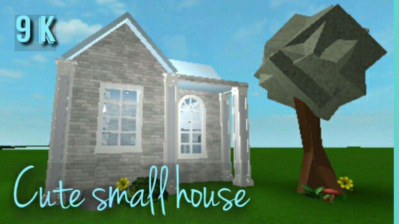 Cute small house 9k Roblox Bloxburg YouTube