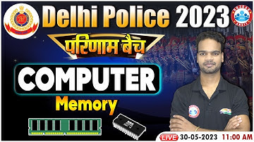 Delhi Police 2023, Computer For Delhi Police Memory Class, परिणाम बैच Computer Class By Shivam Sir