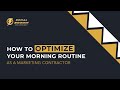 How to Optimize Your Morning Routine as a Marketing Contractor