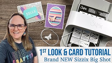 A SUPER QUICK Card featuring the NEW Big Shot Starter Kit *Tutorial*
