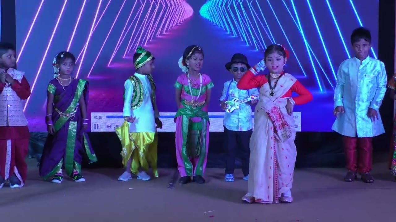 My Name is Madhavi Song Dance by M2 Kids @ 6th Annual Day - First Crop Montessori School Ammapet