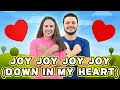 Joy Joy Joy Joy (Down In My Heart)(with Lyrics) | Christian Kids Song | Sunday School | English