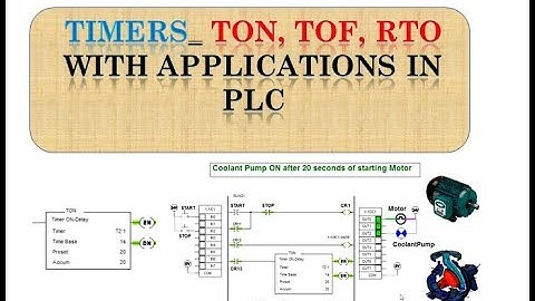 Timers in PLC ladder logic | On delay timer(TON), Off delay timer (TOF), Retentive timer (RTO)