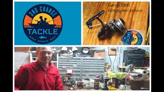 ABU..Garcia 3800 スピニングリール 本体、箱取説、他、 Garcia 3800 Japanese fishing reel how to take apart and service