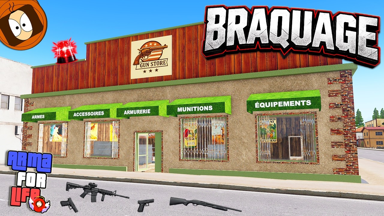 BRAQUAGE ARMURERIE : ÇA TOURNE AU MIRACLE ! 😱 | ARMA FOR LIFE
