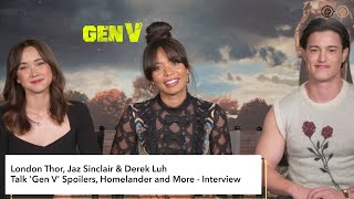 London Thor, Jaz Sinclair & Derek Luh Talk 'Gen V' Spoilers, Homelander and More - Interview