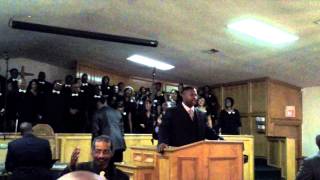 Ernest Pugh, Pastor Carrington,& Eric Carrington