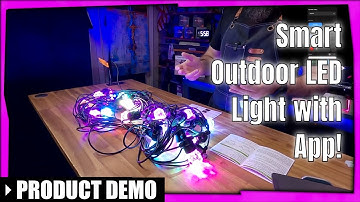 Smart Outdoor LED String Lights work better than Christmas lights! XMCosy+