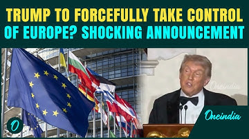 FULL VIDEO: Trump to RULE Europe? BIG ANNOUNCEMENT Stuns EU | ‘Your President is Leader of Europe’