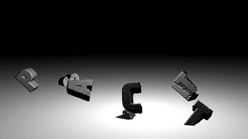 Cinema 4d Flying Text HD