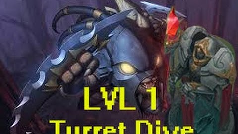 Rengar Tower Dive Level 1! Two stacks before two minutes!