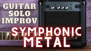 Symphonic Metal E Minor 75 bpm Guitar Backing Track