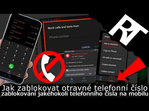 Video: Jak Zakázat Telefonní číslo