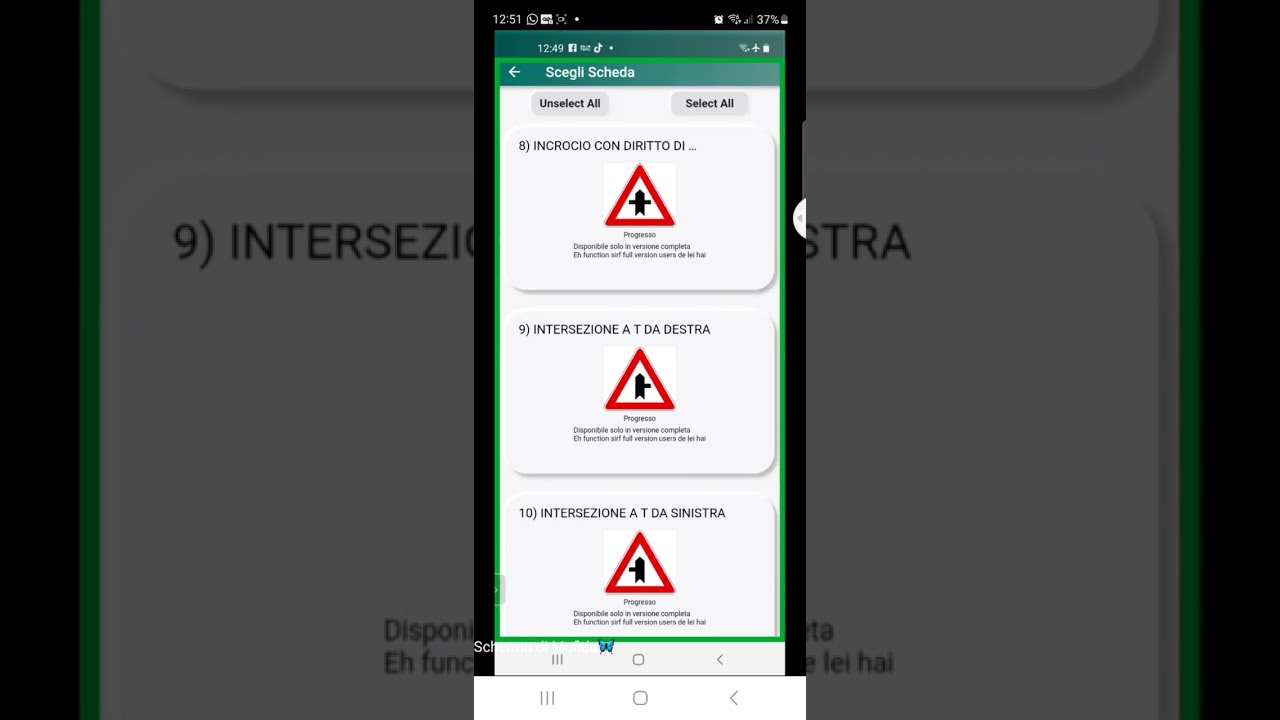 المراجعه النهائيه والشامله   علي  الباب(  3  )Segnali Di Precedenza  وحل Quiz علي السريع الجزء الأول