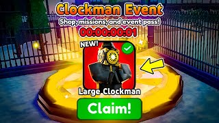 *NEW* CLOCKMAN EVENT!! - Toilet Tower Defense Update Concept