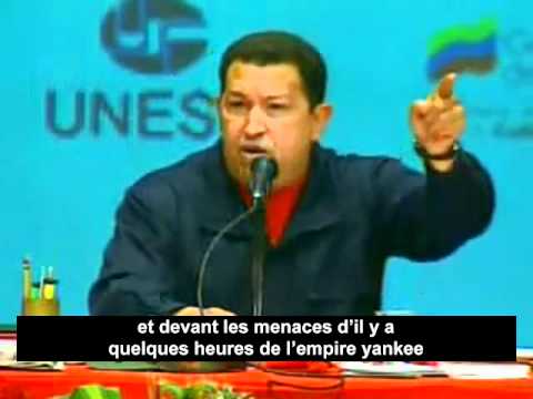 Chavez, la situation en Libye et l'Empire