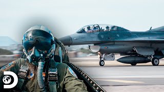 Aaron pilota um caça militar F-16 nos Estados Unidos | Aaron procurando emprego | Discovery Brasil
