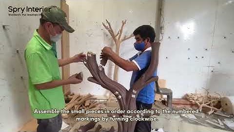 Tree Bookshelf Installing Instruction