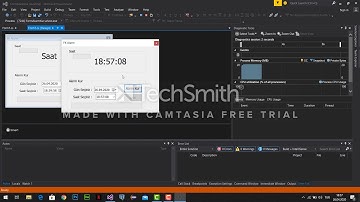 Visual Studio 2019 C# Çalar Saat Yapımı