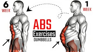 Abs workouts Dumbbells at Home | Lose Hanging Belly Fat