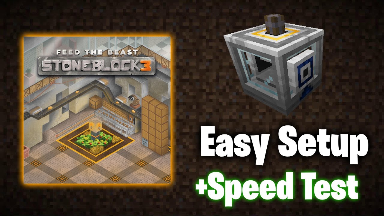 How to use Auto Hammers Stoneblock 3 - YouTube