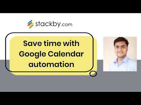 Save time with Google Calendar Automation