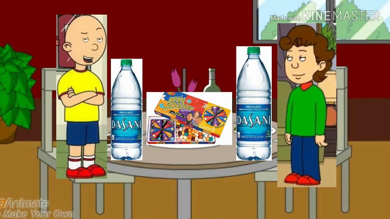 (GoAnimate) Caillou And Boris Doing The Bean Boozled Challenge 5th