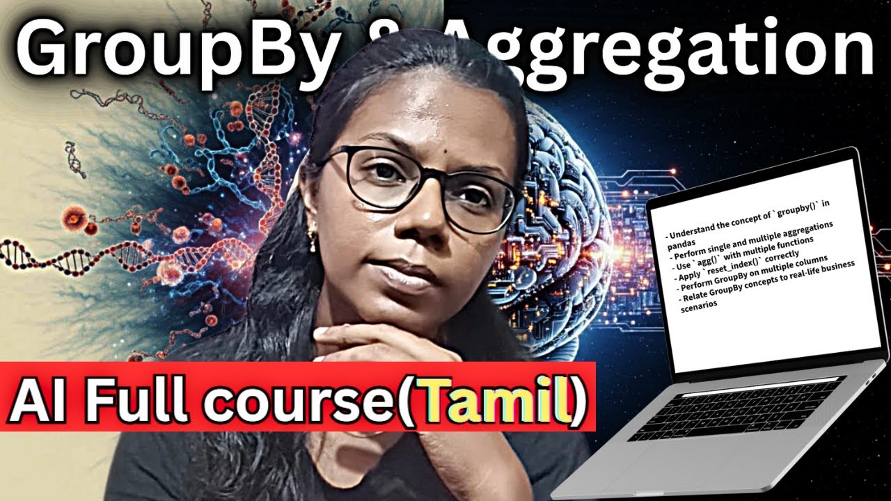 Day 24/90 – Pandas GroupBy & Aggregation (Sales, Segments, Business Analysis) | AI Course in Tamil