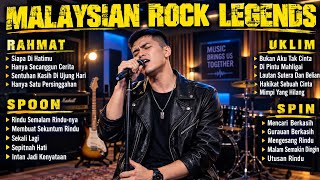 MALAYSIAN ROCK LEGENDS 🤘 Rahmat, Ukim, Spoon & Spin | Best Collection of Malay Rock Songs