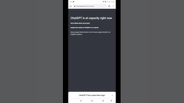 Chatgpt is at capacity right now #best #2023#ai #chatgpt #shorts #shortvideo