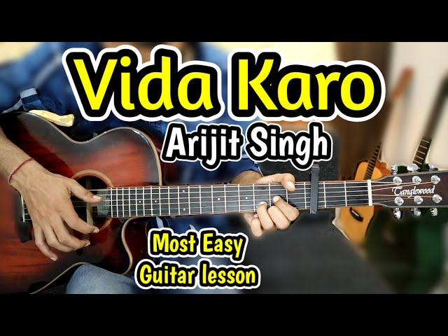 Vida Karo - Arijit Singh - Chamkila - Most Easy Guitar Lesson Chords Cover Strumming class=