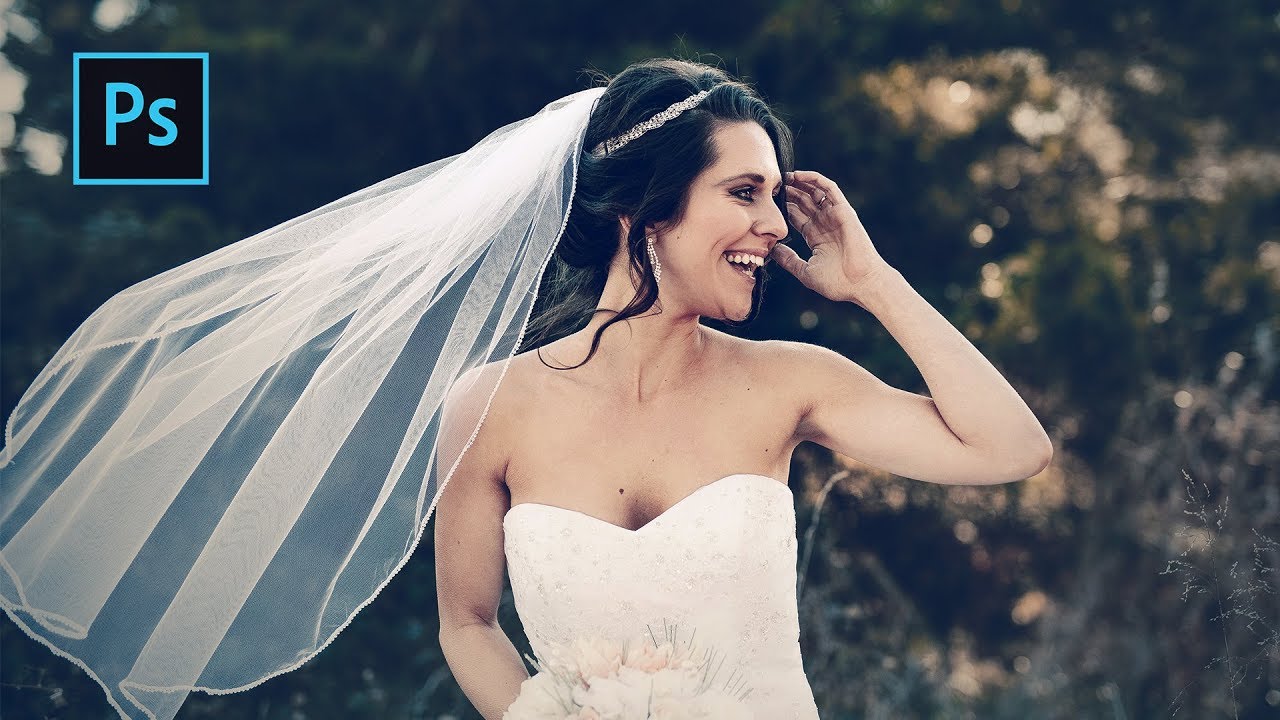 Wedding Photo Edit by Adjustment Layers Tutorial YouTube