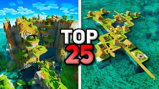 TOP 25 BEST NEW VILLAGE SEEDS For MINECRAFT 1.20! (Minecraft Bedrock Edition Seeds) screenshot 5