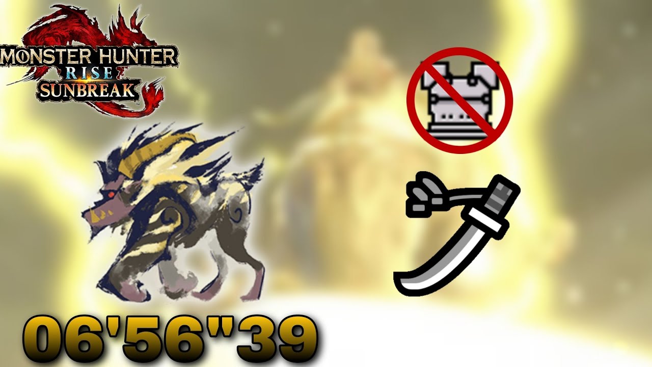 MHRise_Sunbreak Furious Rajang [No Armor] Long Sword YouTube