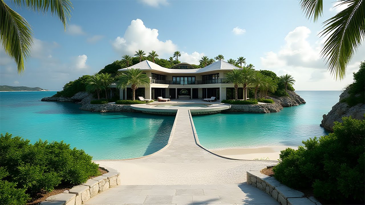 A $300 Million Mansion on a Private Island in the Caribbean