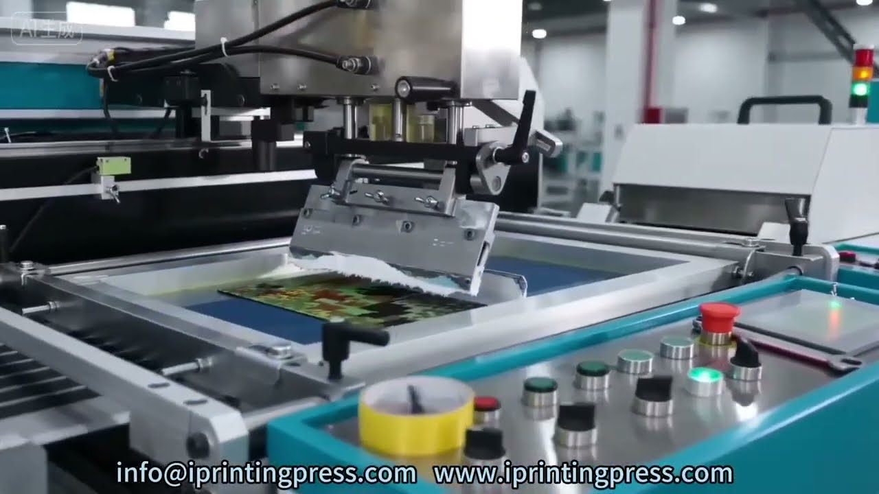 Auto Label Ribbon Elastic Tape Screen Printing Machine