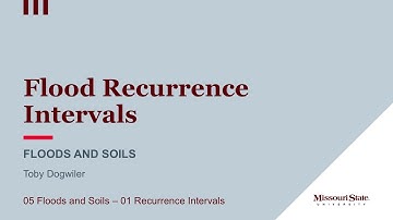 Recurrence Intervals - Concepts