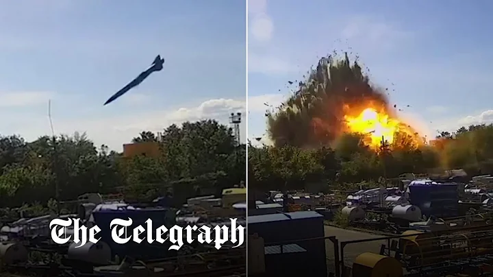 Moment Russian missile destroys Kremenchuk shopping centre - DayDayNews