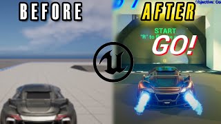DEVLOG: Creating a UE5 Racing Game with 3 level iterations!